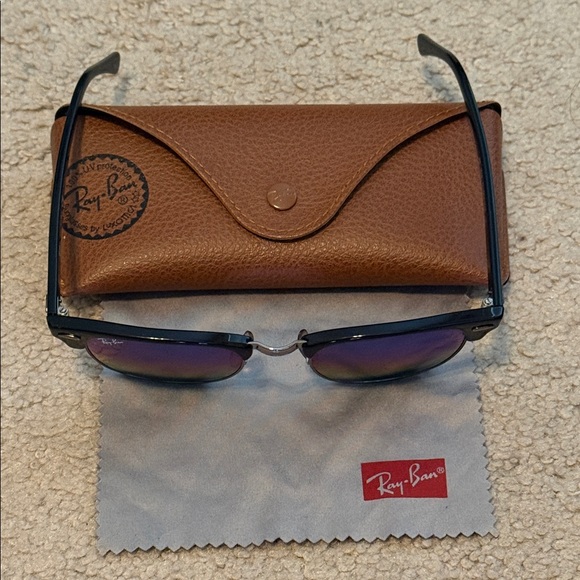 Ray-Ban Sunglasses with Blue and Purple Lenses - Picture 6 of 10